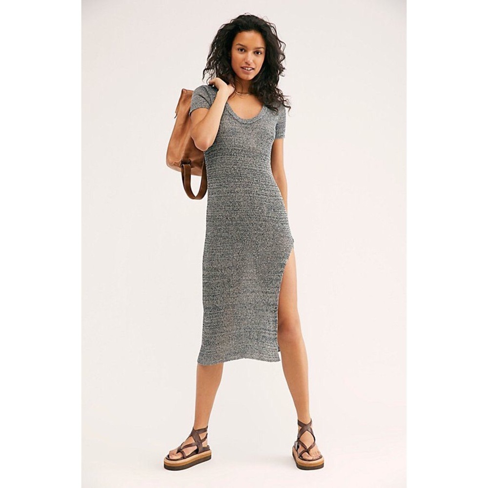 🎀 Free People • One Love Sweater Midi Dress